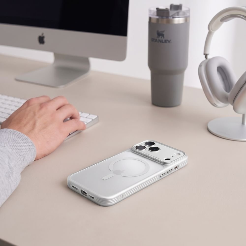 Tech-Protect iPhone 18 Pro / iPhone 17 Pro - Σκληρή Θήκη με Πλαίσιο Σιλικόνης και MagSafe - MagPrime MagSafe CC - Matte Grey