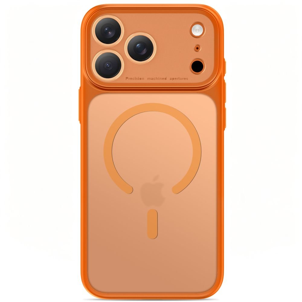 Tech-Protect iPhone 18 Pro Max / iPhone 17 Pro Max - Σκληρή Θήκη με Πλαίσιο Σιλικόνης και MagSafe - MagPrime MagSafe CC - Matte Cosmic Orange