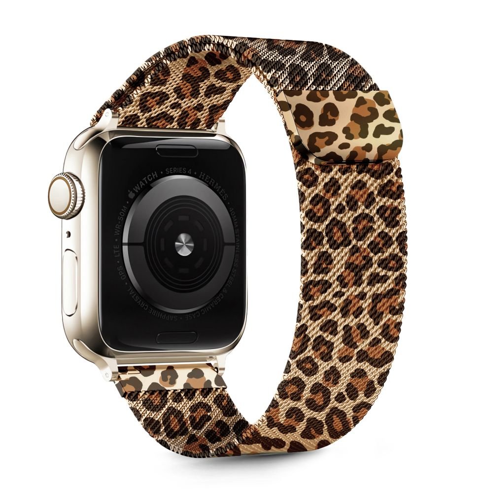 Tech - Protect Λουράκι Apple Watch 8/9/10/11 - SE (1/2/3) - 40/41/42mm από Ανοξείδωτο Ατσάλι - Lamano - Panther