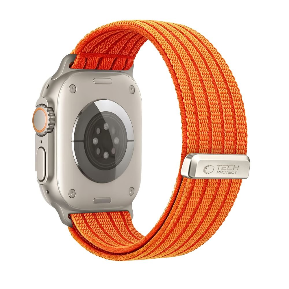 Tech-Protect Λουράκι Apple Watch 8/9/10/11/12 - SE (1/2/3) - Ultra (1/2/3/4) - 44/45/46/49mm Nylon Sport - Orange