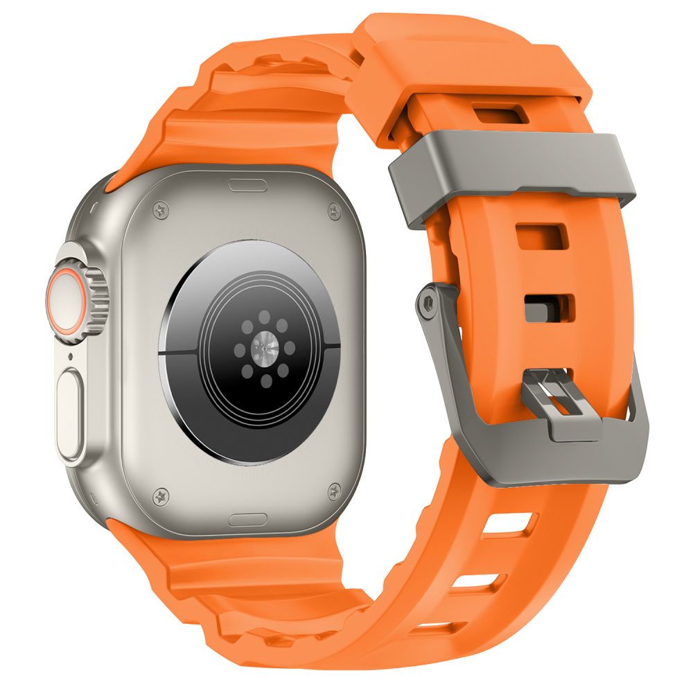 Tech-Protect Λουράκι Apple Watch 8/9/10/11/12 - SE (1/2/3) - Ultra (1/2/3/4) - 44/45/46/49mm Σιλικόνης - Motion - Signal Orange