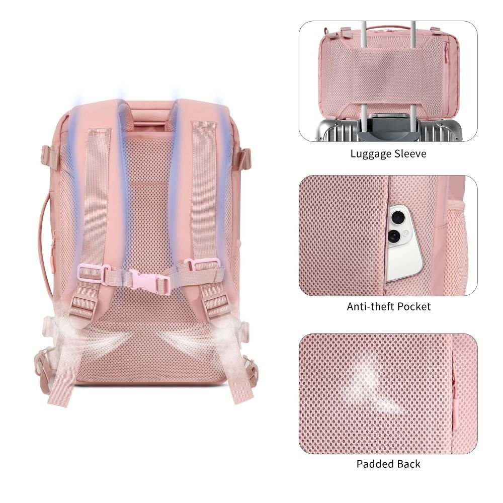 Tech-Protect Σακίδιο Καμπίνας για Laptop - 20L - Defender S50 - Dusty Pink