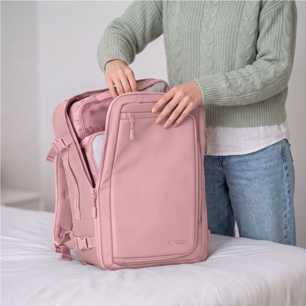 Tech-Protect Σακίδιο Καμπίνας για Laptop - 20L - Defender S50 - Dusty Pink