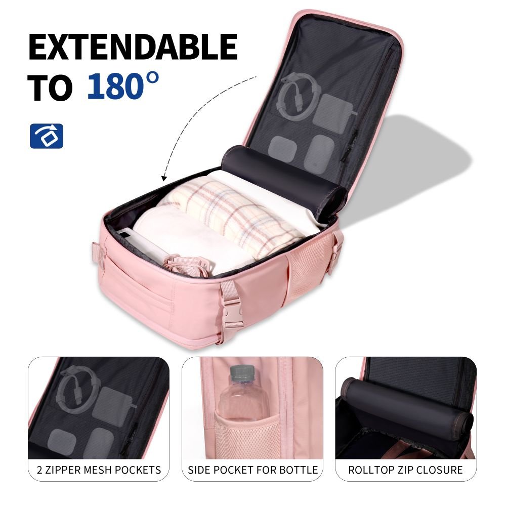 Tech-Protect Σακίδιο Καμπίνας για Laptop - 20L - Defender S50 - Dusty Pink