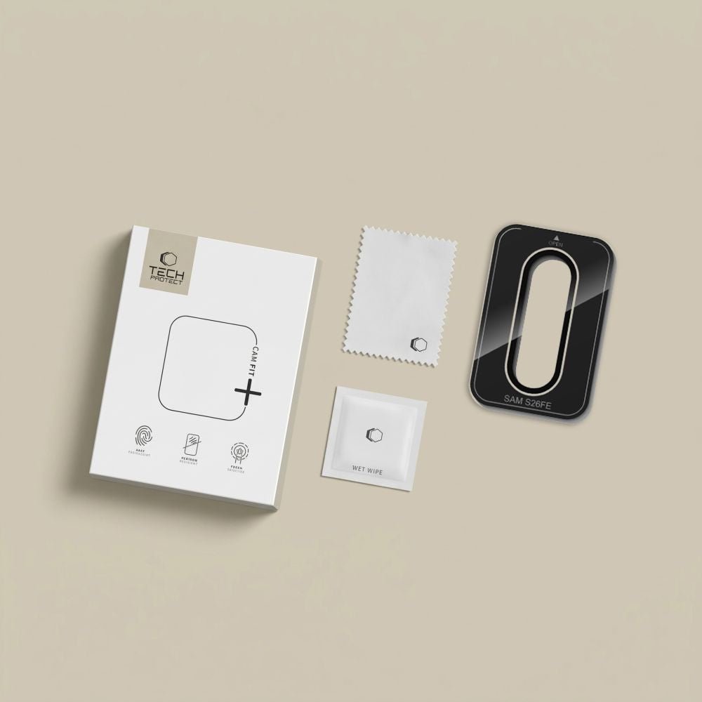 Tech-Protect Samsung Galaxy S26 FE - Αντιχαρακτικό Γυαλί για την Κάμερα - Camring Fit Plus - Clear