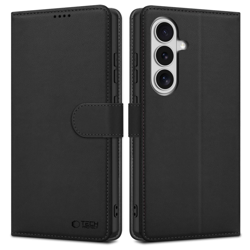 Tech - Protect Samsung Galaxy S26 Plus - Θήκη Πορτοφόλι Stand από Δερματίνη - Wallet - Black