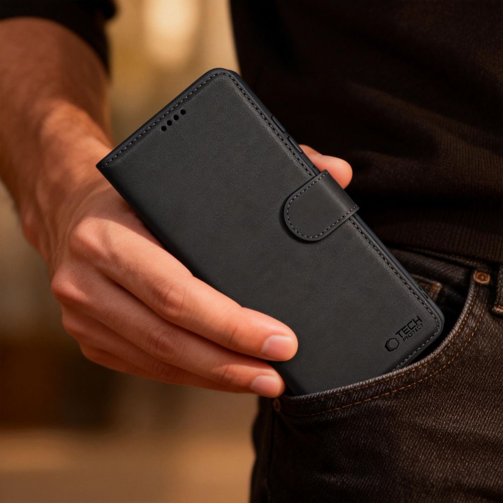 Tech - Protect Samsung Galaxy S26 Plus - Θήκη Πορτοφόλι Stand από Δερματίνη - Wallet - Black
