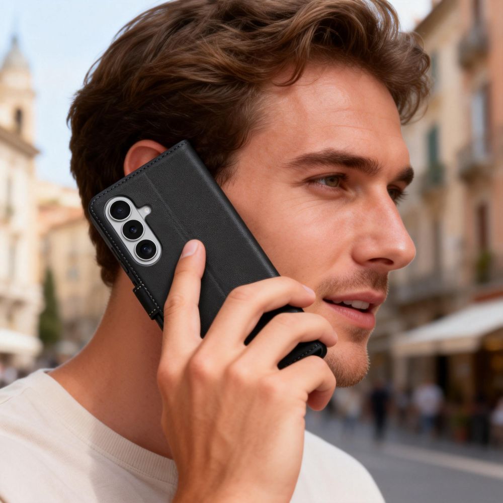 Tech - Protect Samsung Galaxy S26 Plus - Θήκη Πορτοφόλι Stand από Δερματίνη - Wallet - Black