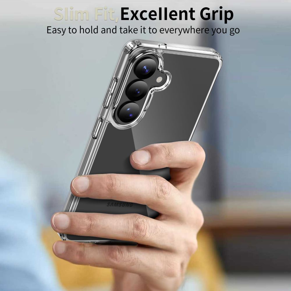 Tech - Protect Samsung Galaxy S26 - Σκληρή Θήκη με Πλαίσιο Σιλικόνης - Flexair Hybrid - Clear