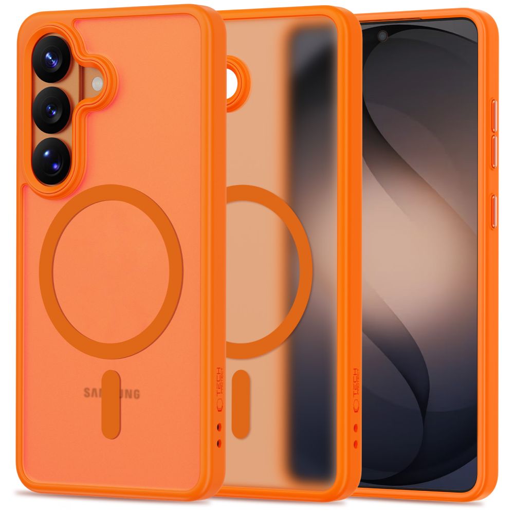 Tech - Protect Samsung Galaxy S26 - Σκληρή Θήκη με Πλαίσιο Σιλικόνης - MagMat MagSafe - Matte Orange