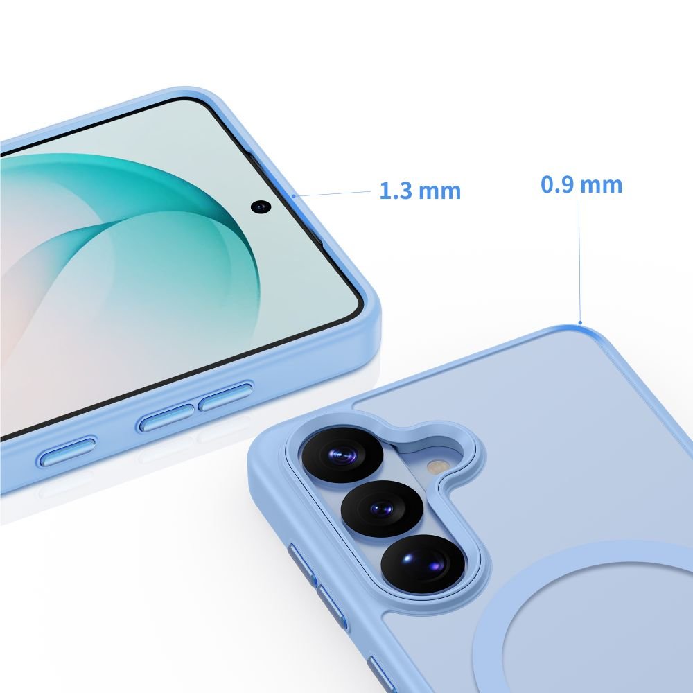 Tech - Protect Samsung Galaxy S26 - Σκληρή Θήκη με Πλαίσιο Σιλικόνης - MagMat MagSafe - Matte Sky Blue