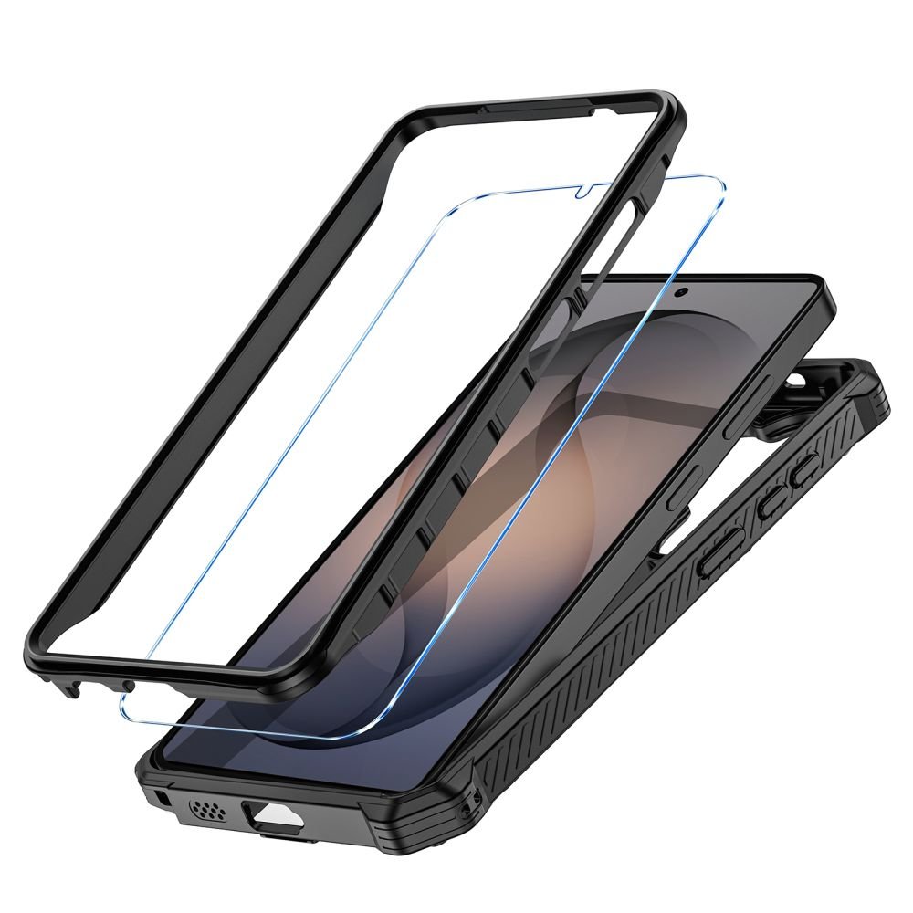 Tech-Protect Samsung Galaxy S26 Ultra - MagSafe Θήκη με Stand και 2 Αντιχαρακτικά Γυαλιά Οθόνης - MagBlast MagSafe - Black / Orange