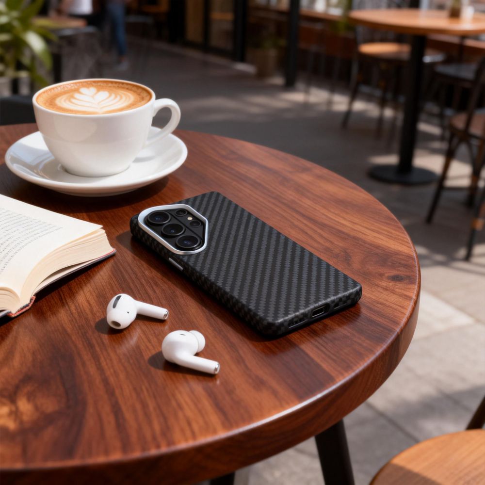 Tech - Protect Samsung Galaxy S26 Ultra - Σκληρή Θήκη με MagSafe - Ion Carbon MagSafe - Black / Silver