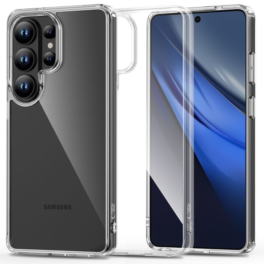 Tech - Protect Samsung Galaxy S26 Ultra - Σκληρή Θήκη με Πλαίσιο Σιλικόνης - Flexair Hybrid - Clear