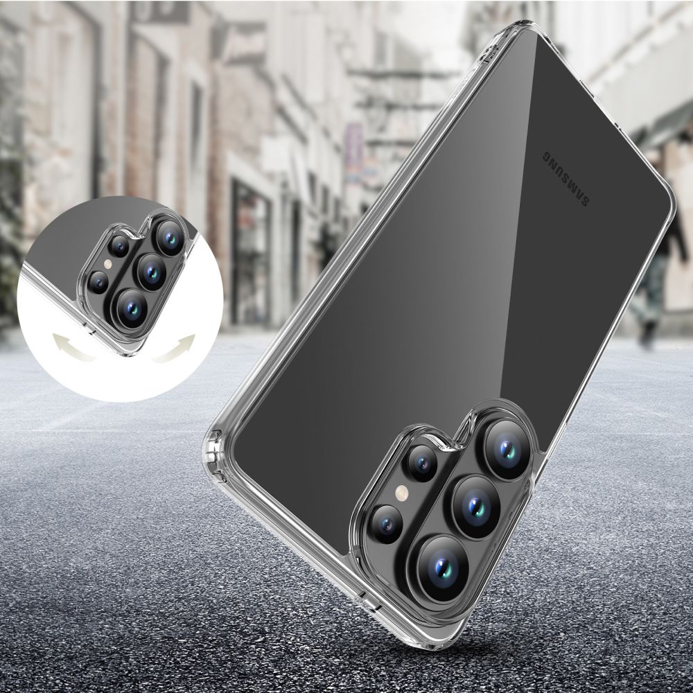 Tech - Protect Samsung Galaxy S26 Ultra - Σκληρή Θήκη με Πλαίσιο Σιλικόνης - Flexair Hybrid - Clear