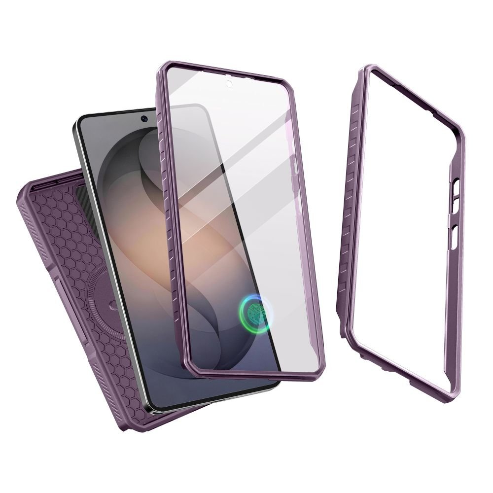 Tech - Protect Samsung Galaxy S26 Ultra - Θήκη 360 Full Body με Προστασία για την Οθόνη και την Κάμερα και Stand - Kevlar MagSafe 2 - Set - Violet
