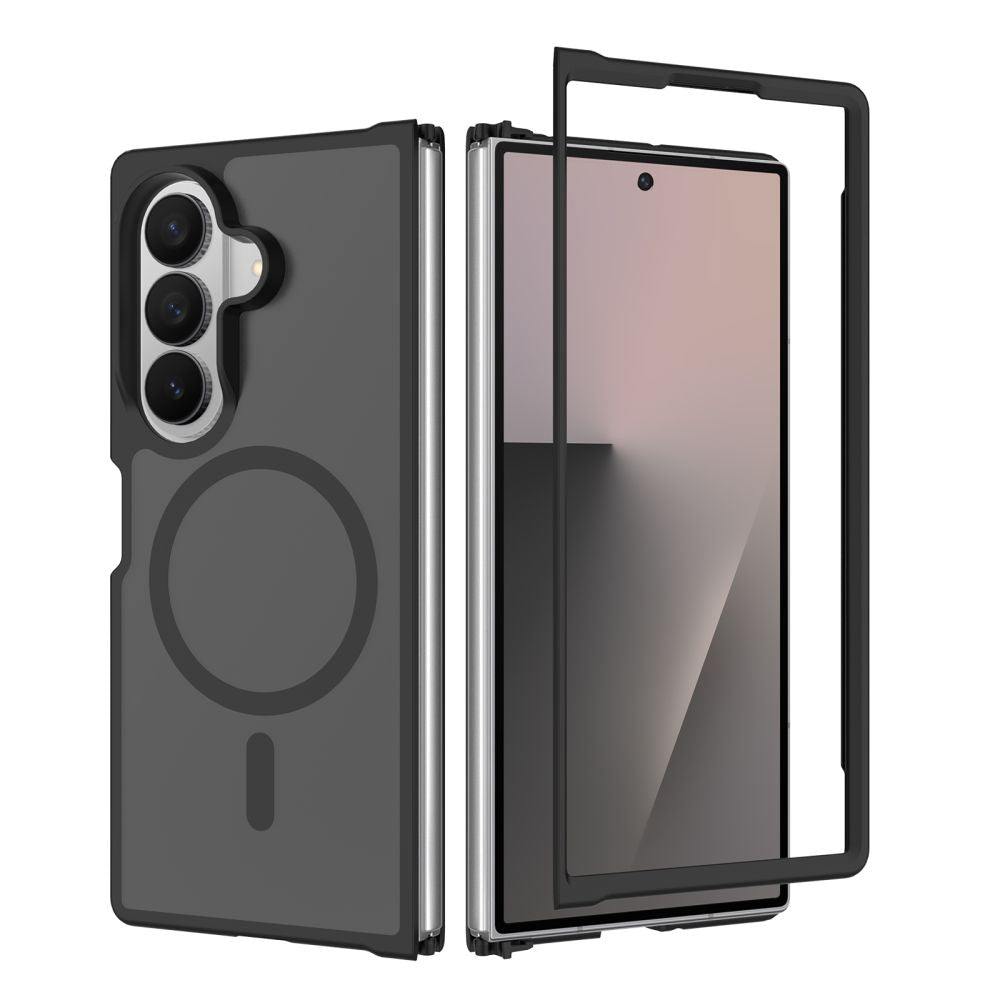 Tech-Protect Samsung Galaxy Z Fold7 / Z Fold8 Ultra - Σκληρή Θήκη με Πλαίσιο Σιλικόνης - MagMat MagSafe - Matte Black