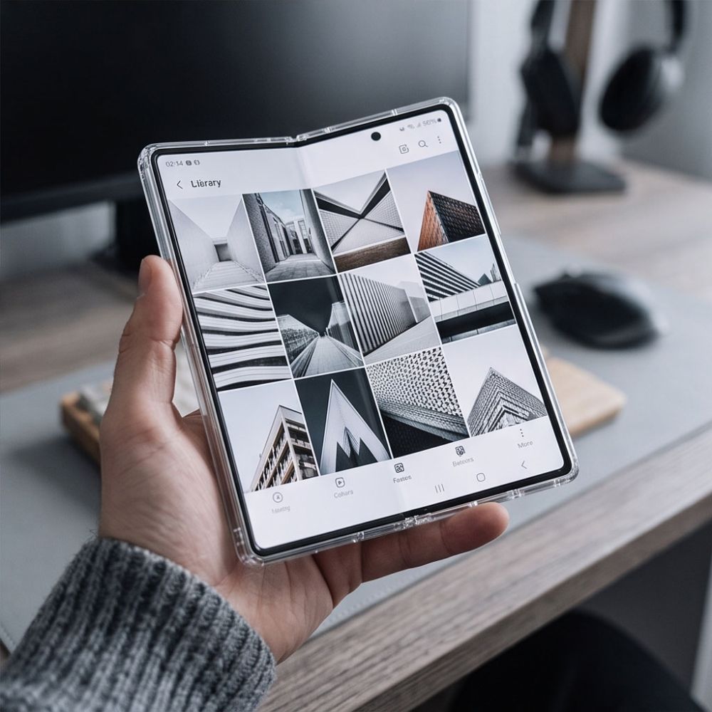 Tech-Protect Samsung Galaxy Z Fold8 Ultra - Σκληρή Θήκη με Πλαίσιο Σιλικόνης - Flexair Hybrid MagSafe- Clear
