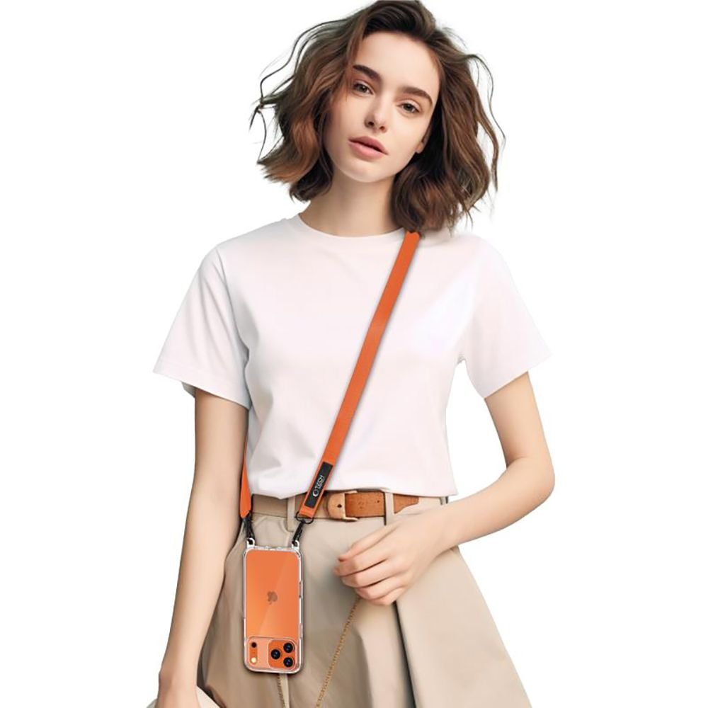 Tech - Protect Universal Λουράκι για Θήκη Κινητού - C6S Rope CrossBody Strap - Cosmic Orange