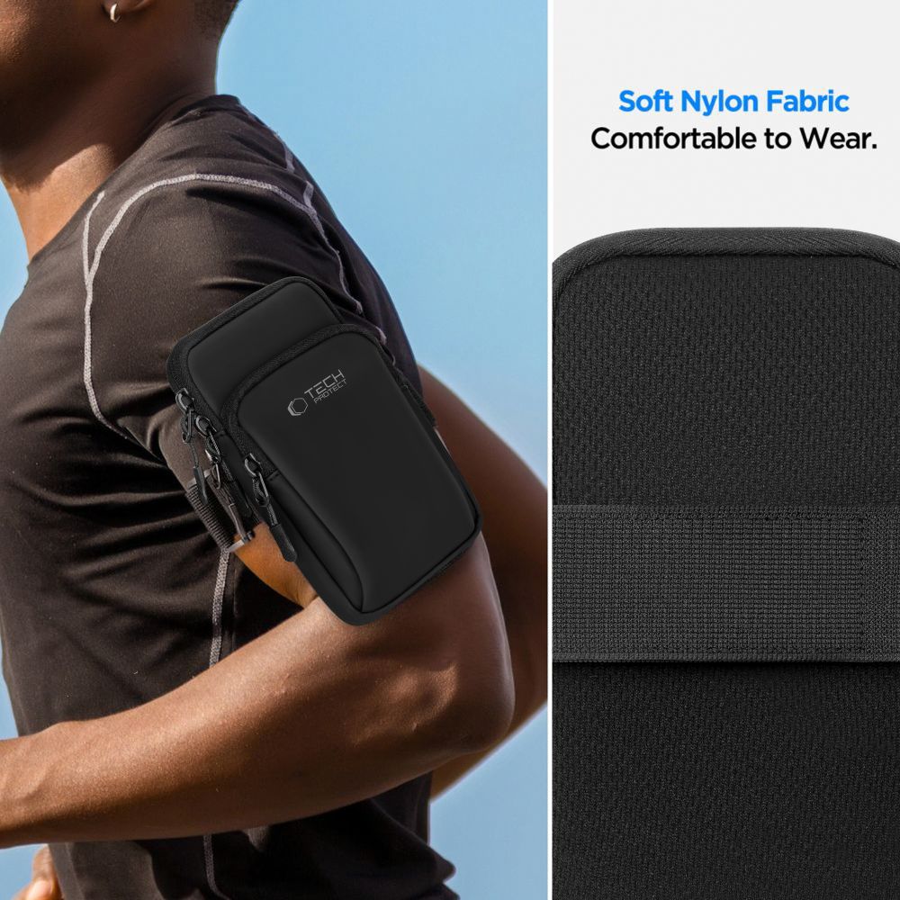 Tech - Protect Universal Sport Armband - M7 - 33 x 12.4 x 3 cm - Black