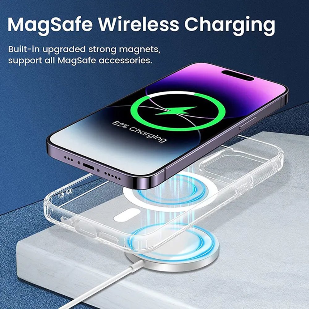 Techsuit iPhone 16e / iPhone 17e - Σκληρή Θήκη με Πλαίσιο Σιλικόνης - MagSafe Pro - Clear
