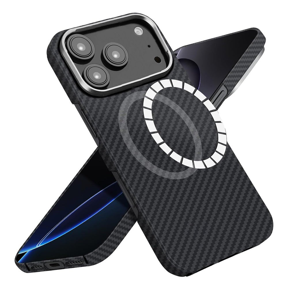 Techsuit iPhone 17 Pro Max Σκληρή Θήκη - Aramid Fiber MagSafe - Black