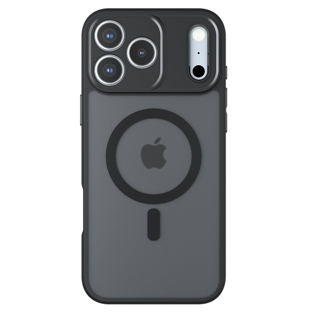 Techsuit iPhone 17 Pro - Σκληρή Θήκη με Πλαίσιο Σιλικόνης και MagSafe - PureFrost MagSafe - Frosted Black