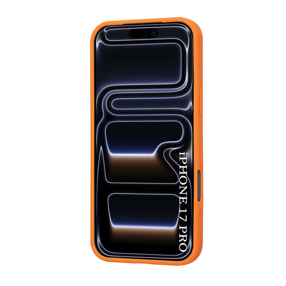 Techsuit iPhone 17 Pro - Σκληρή Θήκη με Πλαίσιο Σιλικόνης - MagSafe Pro - Clear / Orange