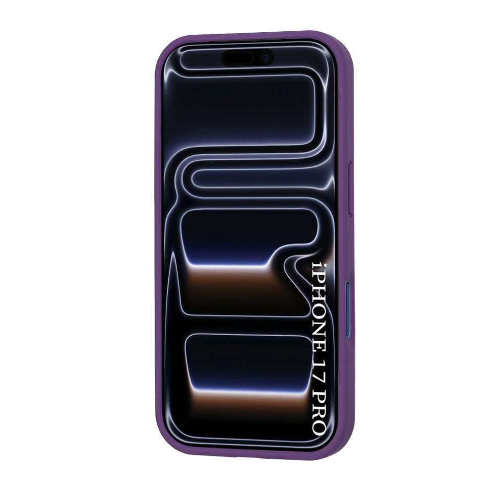 Techsuit iPhone 17 Pro - Σκληρή Θήκη με Πλαίσιο Σιλικόνης - MagSafe Pro - Clear / Purple
