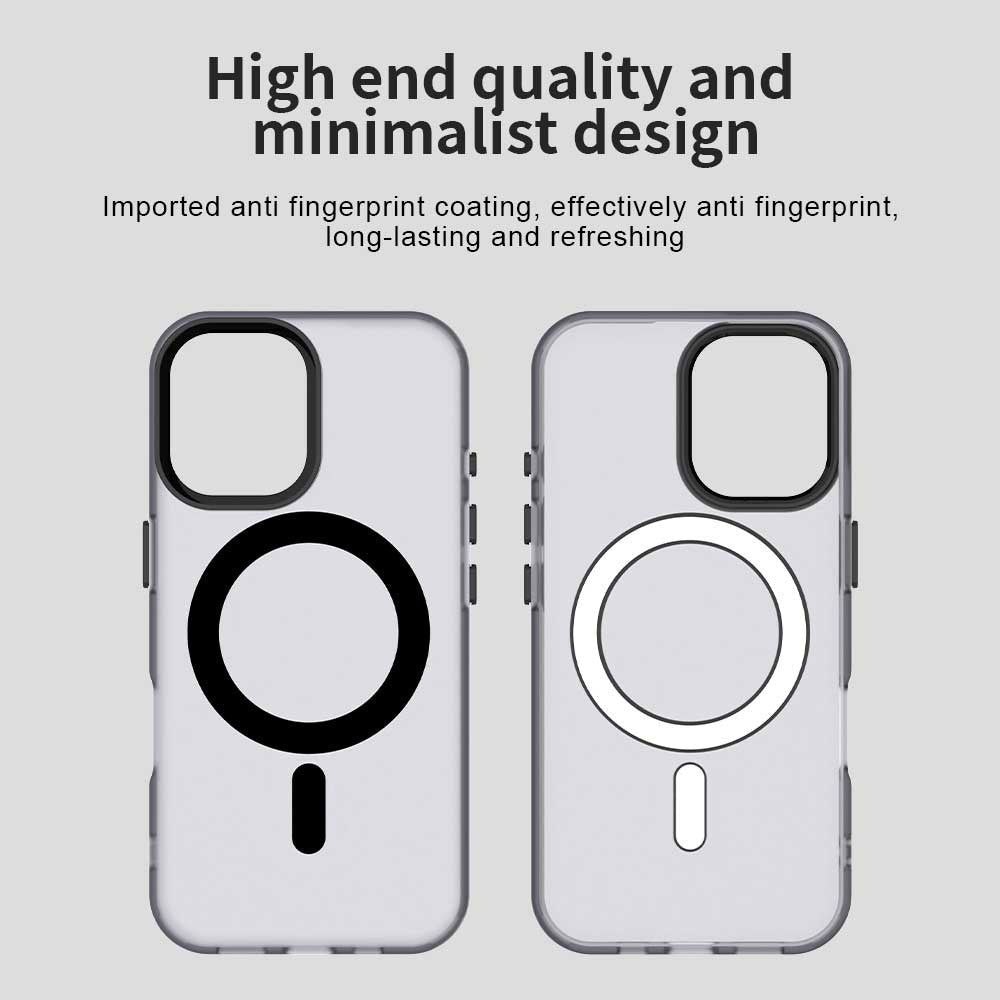 Techsuit iPhone 17 - Σκληρή Θήκη με Πλαίσιο Σιλικόνης και MagSafe - CandyCase MagSafe - Black