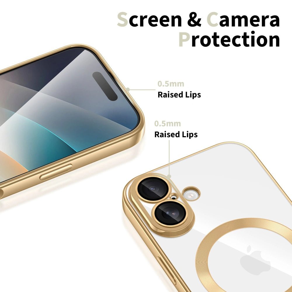 Techsuit iPhone 17 - Θήκη Σιλικόνης - Luxury Crystal MagSafe - Silver