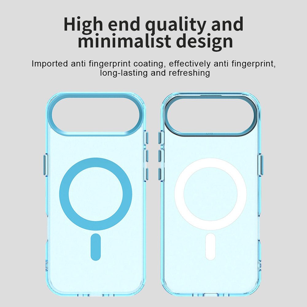 Techsuit iPhone Air - Σκληρή Θήκη με Πλαίσιο Σιλικόνης και MagSafe - CandyCase MagSafe - Blue
