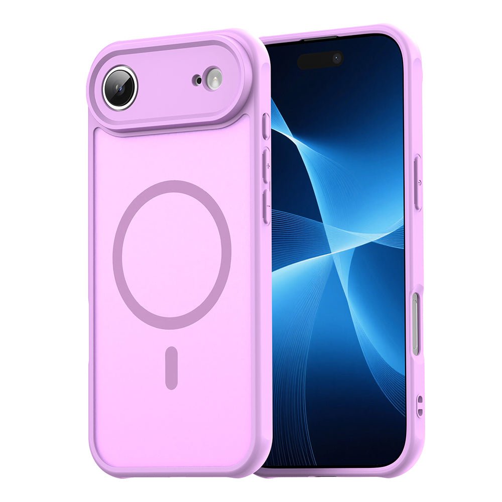 Techsuit iPhone Air - Σκληρή Θήκη με Πλαίσιο Σιλικόνης και MagSafe - HaloFrost II MagSafe - Pink
