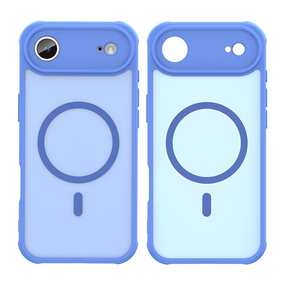 Techsuit iPhone Air - Σκληρή Θήκη με Πλαίσιο Σιλικόνης και MagSafe - HaloFrost II MagSafe - Sky Blue