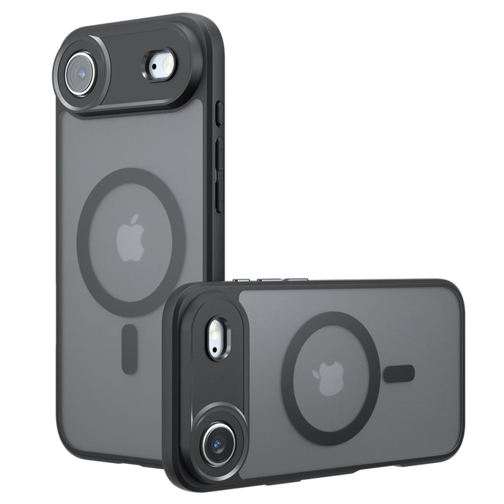 Techsuit iPhone Air - Σκληρή Θήκη με Πλαίσιο Σιλικόνης και MagSafe - PureFrost MagSafe - Frosted Black