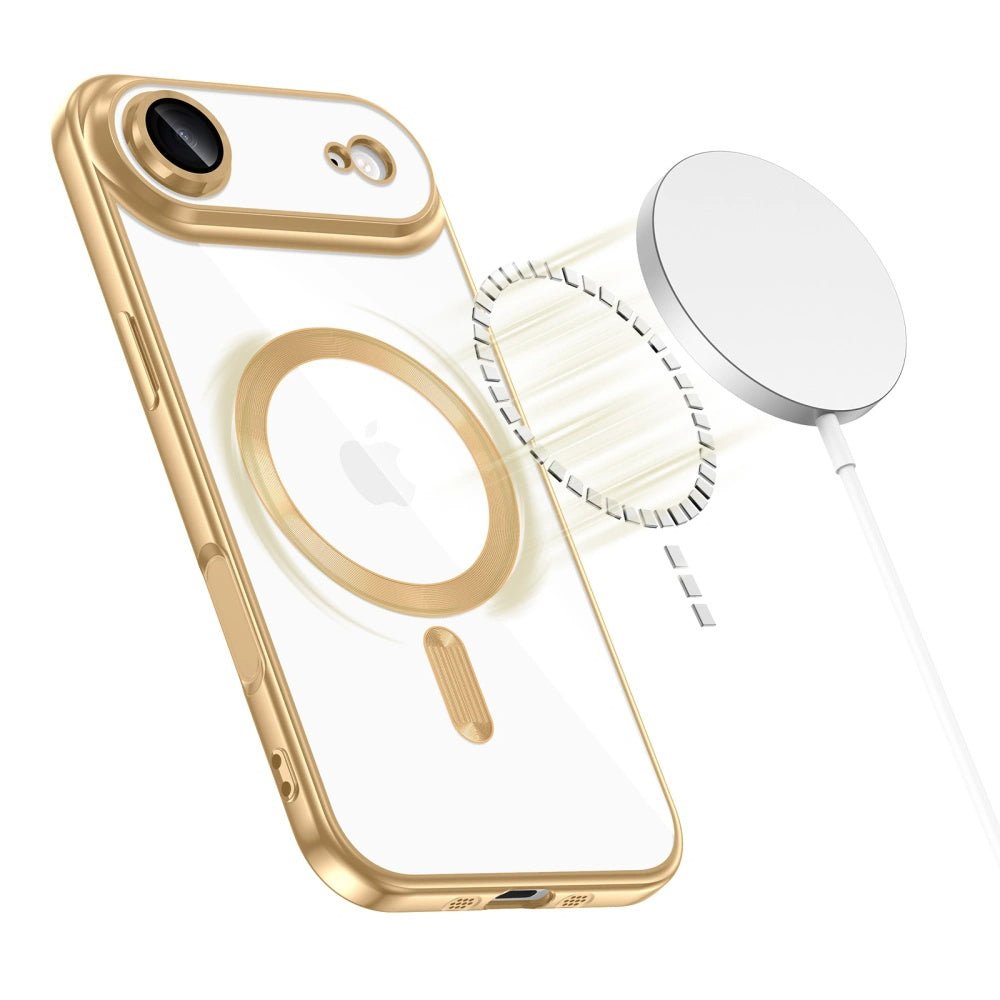 Techsuit iPhone Air - Θήκη Σιλικόνης - Luxury Crystal MagSafe - Deep Blue