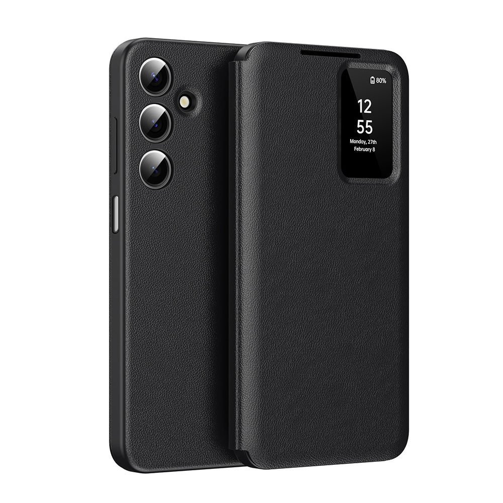 Techsuit Samsung Galaxy A17 4G / 5G / A26 5G - Θήκη Βιβλίο με Θέση για 1 Κάρτα - SmartView Series - Black