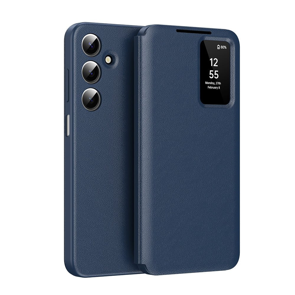 Techsuit Samsung Galaxy A17 4G / 5G / A26 5G - Θήκη Βιβλίο με Θέση για 1 Κάρτα - SmartView Series - Blue