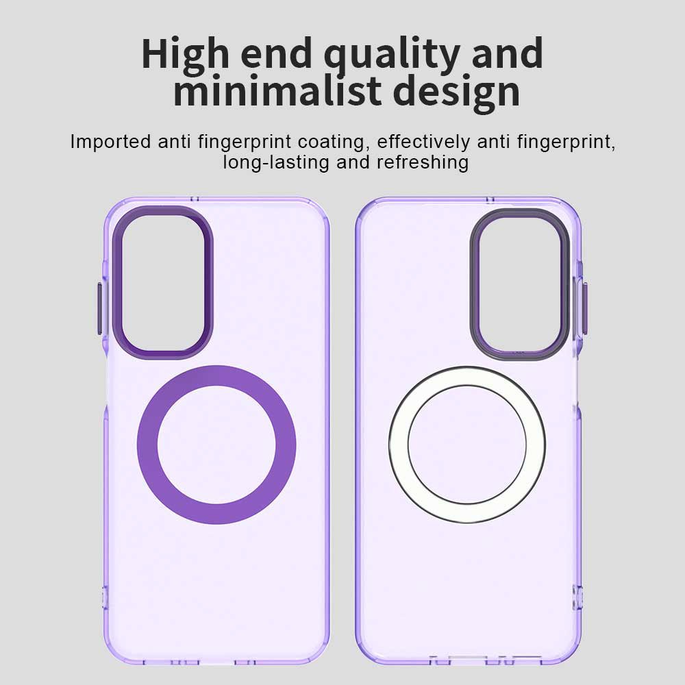 Techsuit Samsung Galaxy A26 5G - Σκληρή Θήκη με Πλαίσιο Σιλικόνης και MagSafe - CandyCase MagSafe - Purple