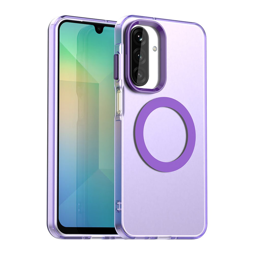 Techsuit Samsung Galaxy A26 5G - Σκληρή Θήκη με Πλαίσιο Σιλικόνης και MagSafe - CandyCase MagSafe - Purple