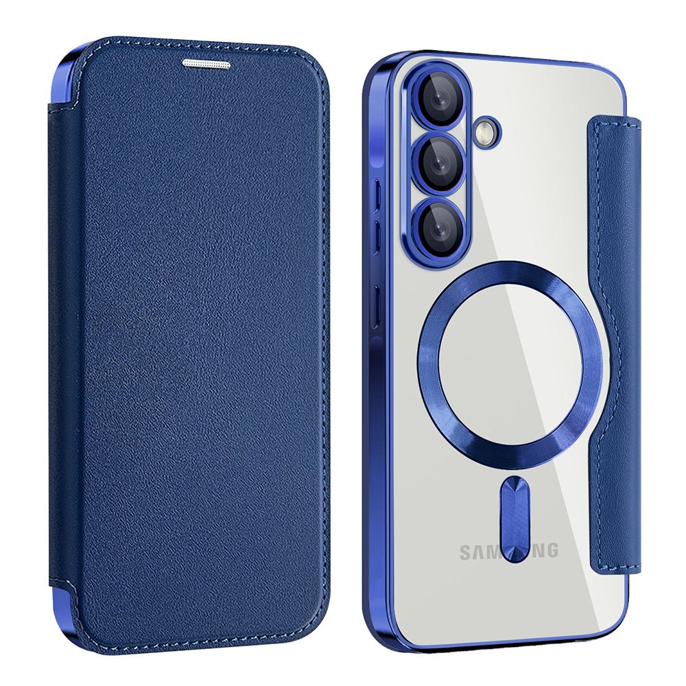 Techsuit Samsung Galaxy A26 5G - Θήκη Βιβλίο με MagSafe με Υποδοχές Καρτών και RFID Προστασία - SmartMag Book Case - Blue