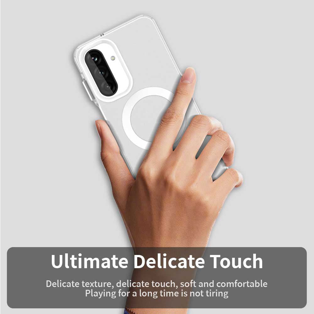 Techsuit Samsung Galaxy A27 5G - Σκληρή Θήκη με Πλαίσιο Σιλικόνης και MagSafe - CandyCase MagSafe - White