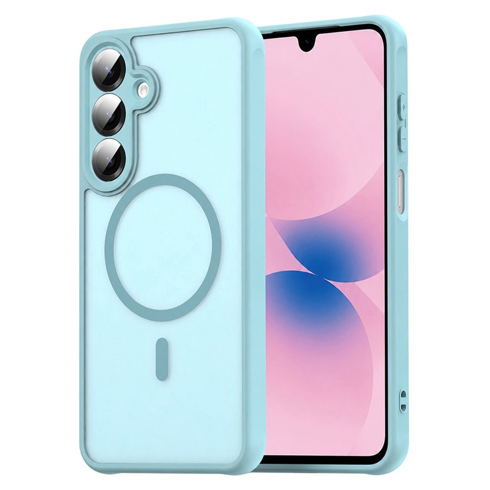 Techsuit Samsung Galaxy A27 5G - Σκληρή Θήκη με Πλαίσιο Σιλικόνης και MagSafe - HaloFrost II MagSafe - Mint Green