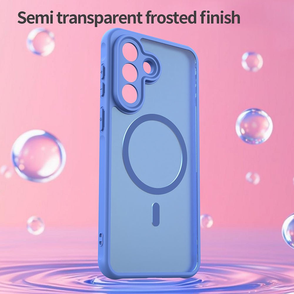 Techsuit Samsung Galaxy A27 5G - Σκληρή Θήκη με Πλαίσιο Σιλικόνης και MagSafe - HaloFrost II MagSafe - Sky Blue