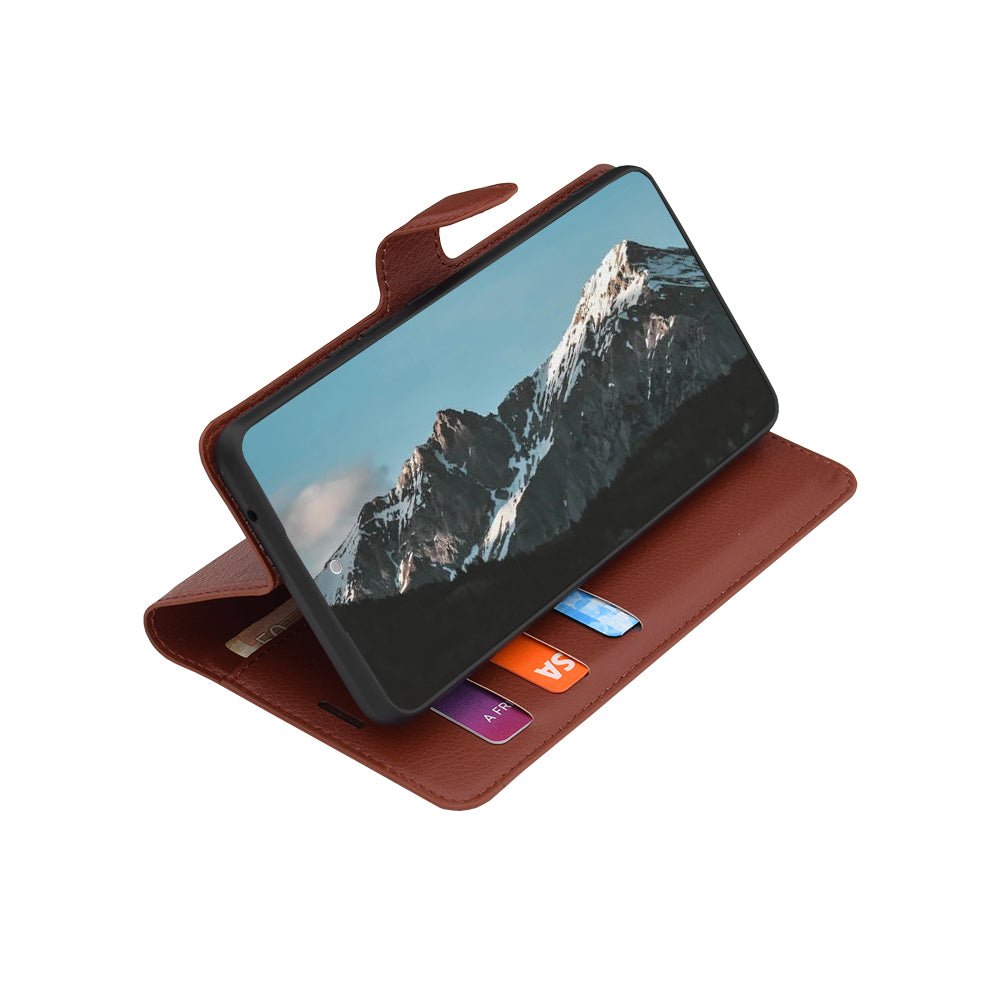 Techsuit Samsung Galaxy A27 5G - Θήκη Πορτοφόλι από Δερματίνη με Stand - Leather Folio - Brown