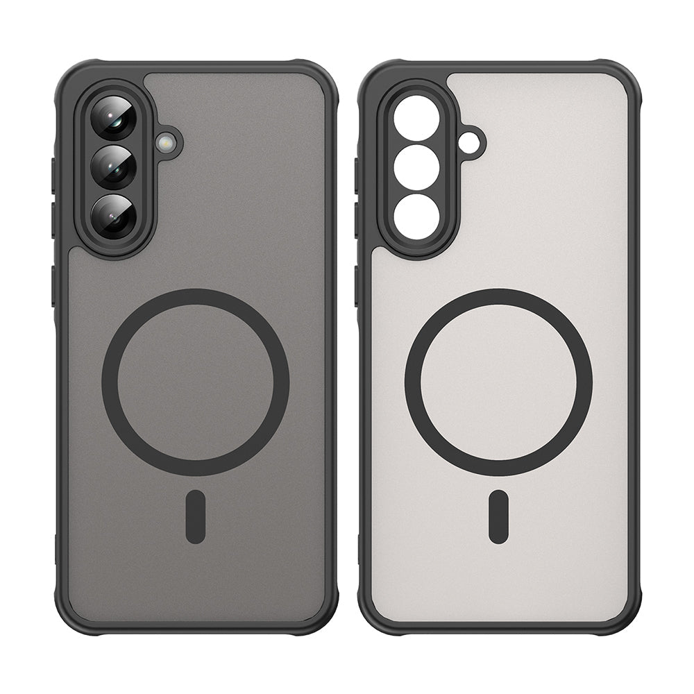 Techsuit Samsung Galaxy A36 5G - Σκληρή Θήκη με Πλαίσιο Σιλικόνης και MagSafe - HaloFrost II MagSafe - Black