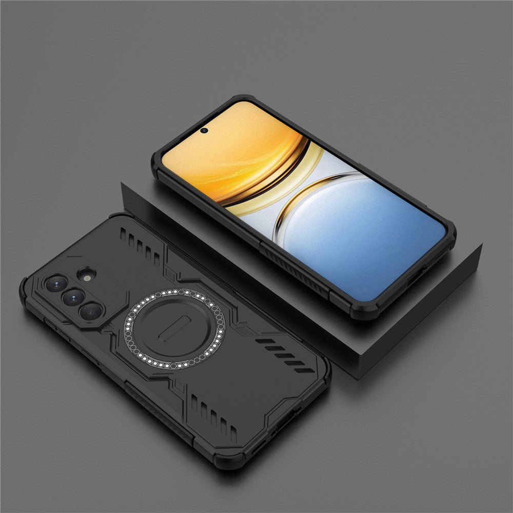 Techsuit Samsung Galaxy A37 5G - Σκληρή Θήκη με Πλαίσιο Σιλικόνης και MagSafe - ArmorMag - Black