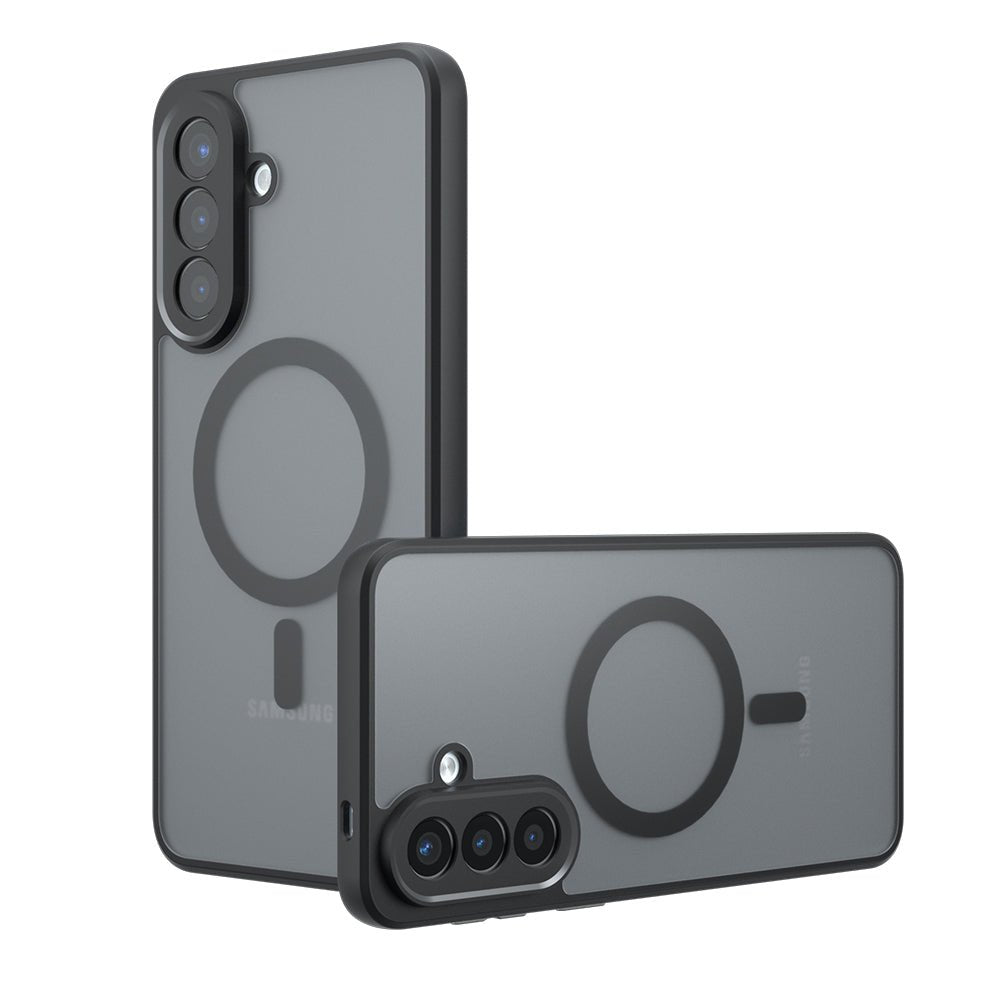 Techsuit Samsung Galaxy A37 5G - Σκληρή Θήκη με Πλαίσιο Σιλικόνης και MagSafe - PureFrost MagSafe - Frosted Black