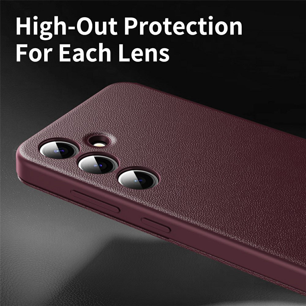 Techsuit Samsung Galaxy A37 5G - Θήκη Βιβλίο με Θέση για 1 Κάρτα - SmartView Series - Red