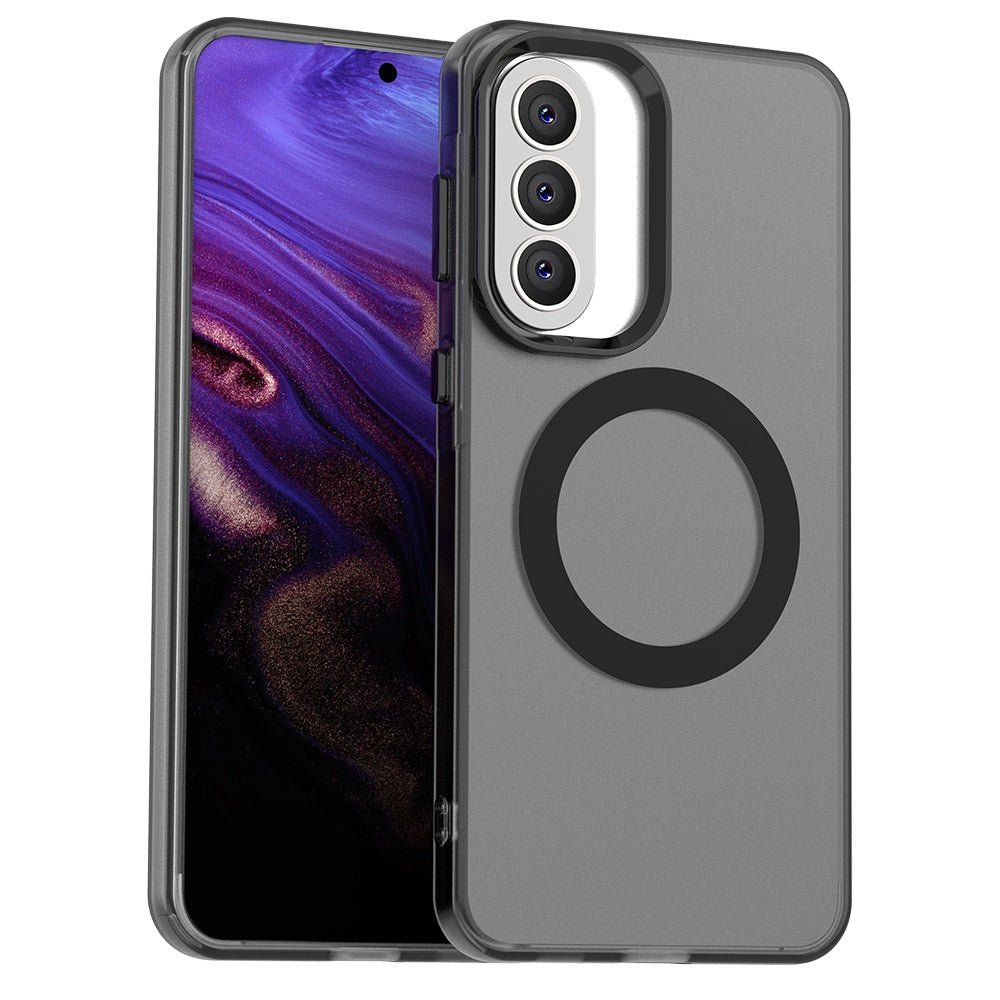 Techsuit Samsung Galaxy A57 5G - Σκληρή Θήκη με Πλαίσιο Σιλικόνης και MagSafe - CandyCase MagSafe - Black